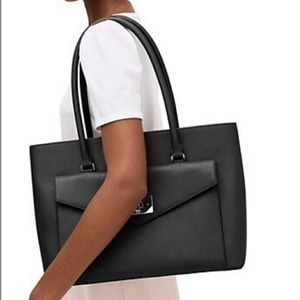 Kate Spade Halsey Black Leather Tote